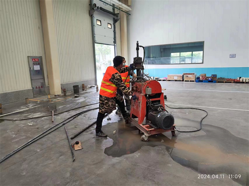 金口河厂房地面下沉塌陷注浆加固施工